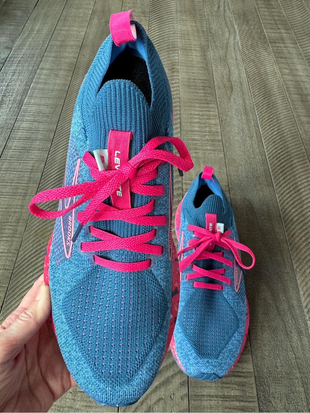 Brooks Levitate StealthFit 5 Blue/Beetroot/Plume Running Shoes Women’s Size 8 - Picture 9 of 16